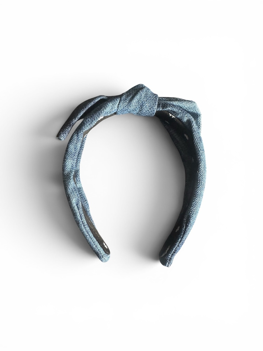 Lele Sadoughi Denim Knot Headband - Light Blue